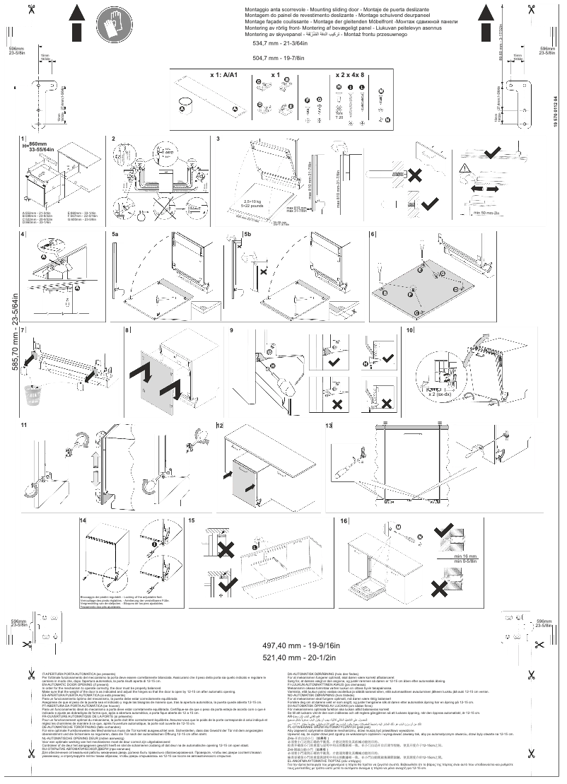 Page 1 de la notice Manuel utilisateur Smeg STL324BQLH