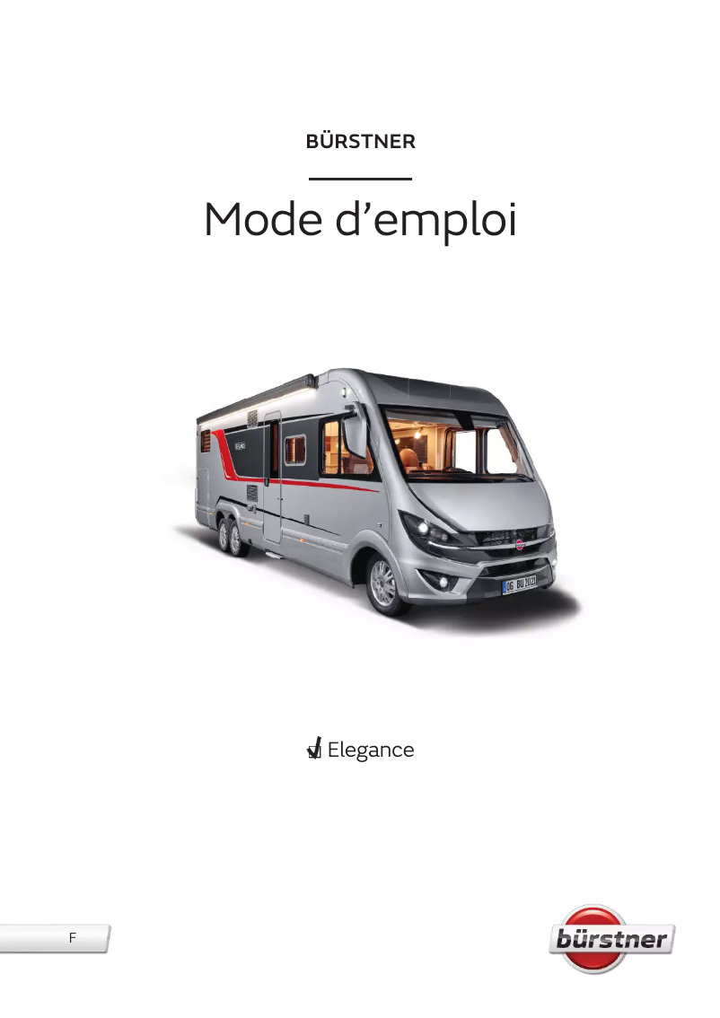 Image de la première page du manuel de l'appareil Elegance (2022)