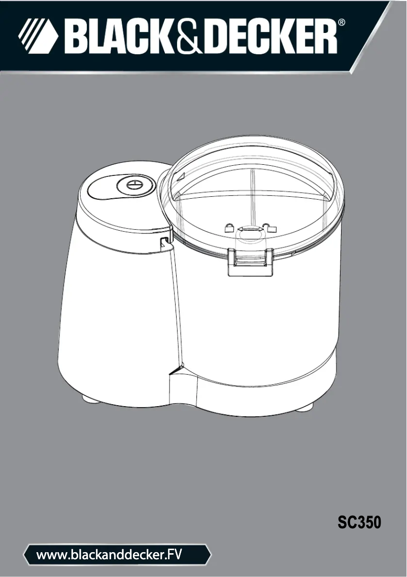 Image de la première page du manuel de l'appareil SC350