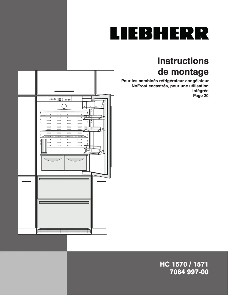 Page n°1 - Guide d'installation Liebherr HC 1571