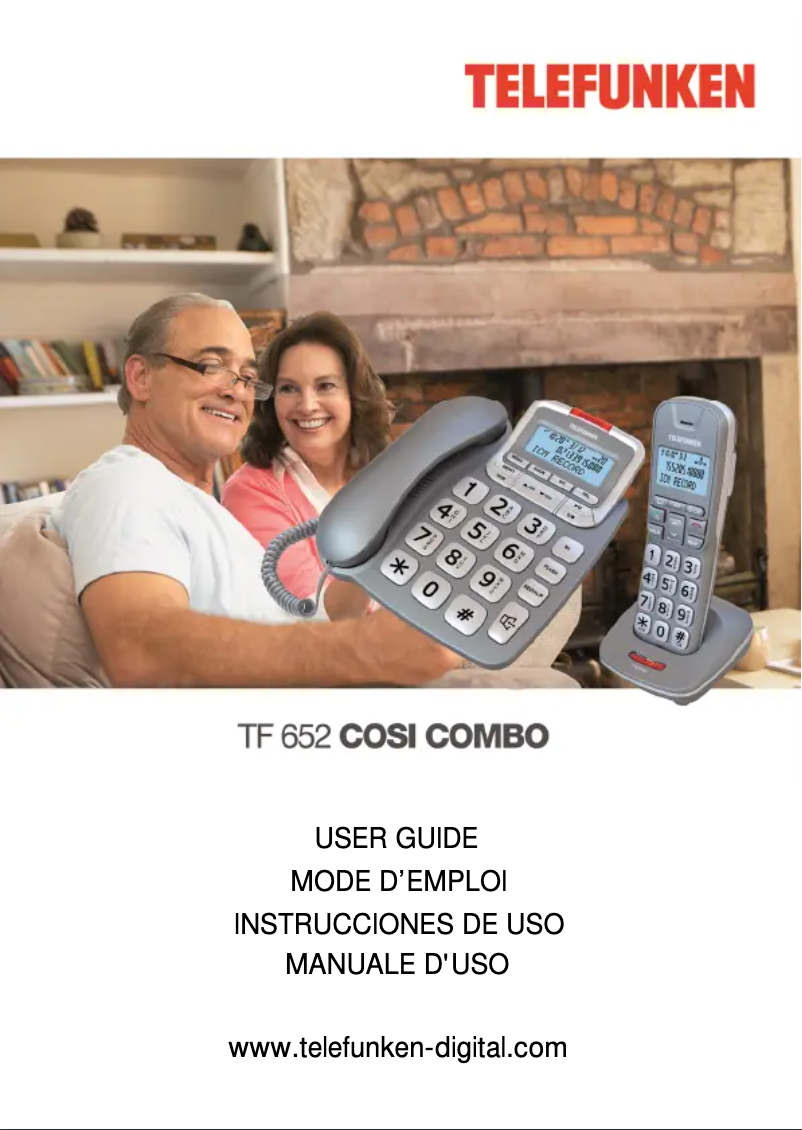 Imagen de la primera página del manual del dispositivo TS 642 Cosi Combo