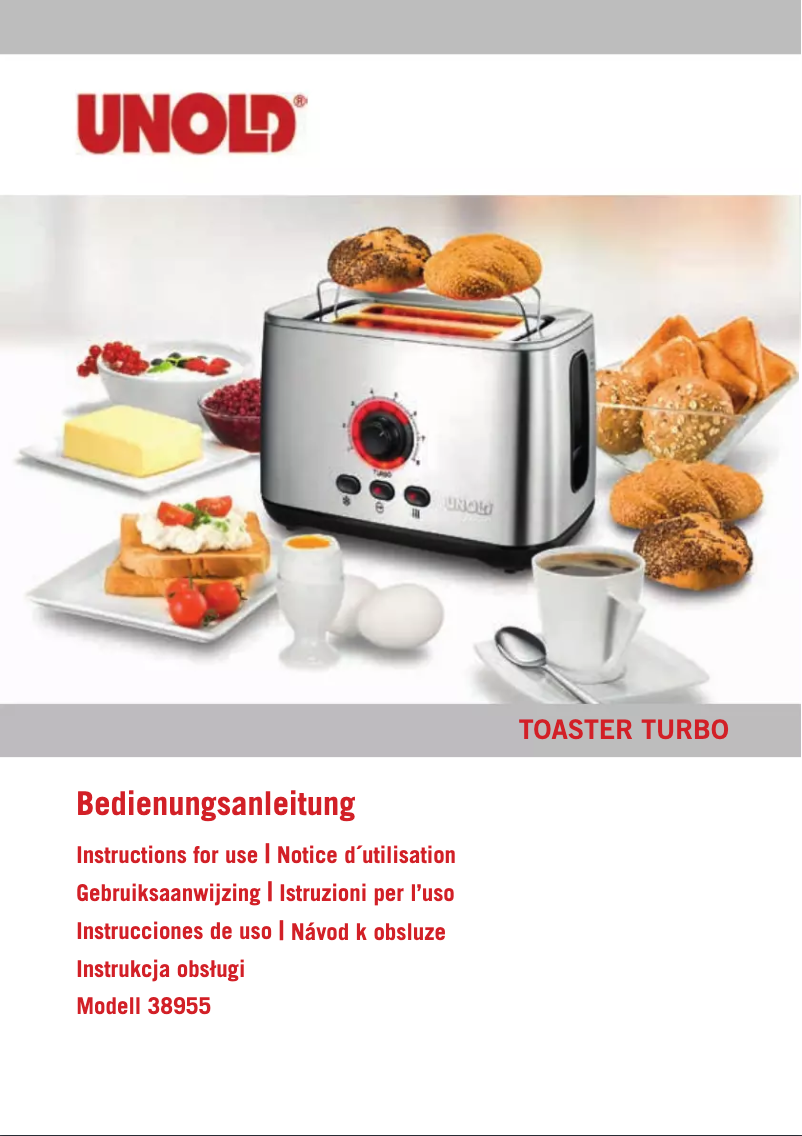 Image de la première page du manuel de l'appareil Turbo 38955