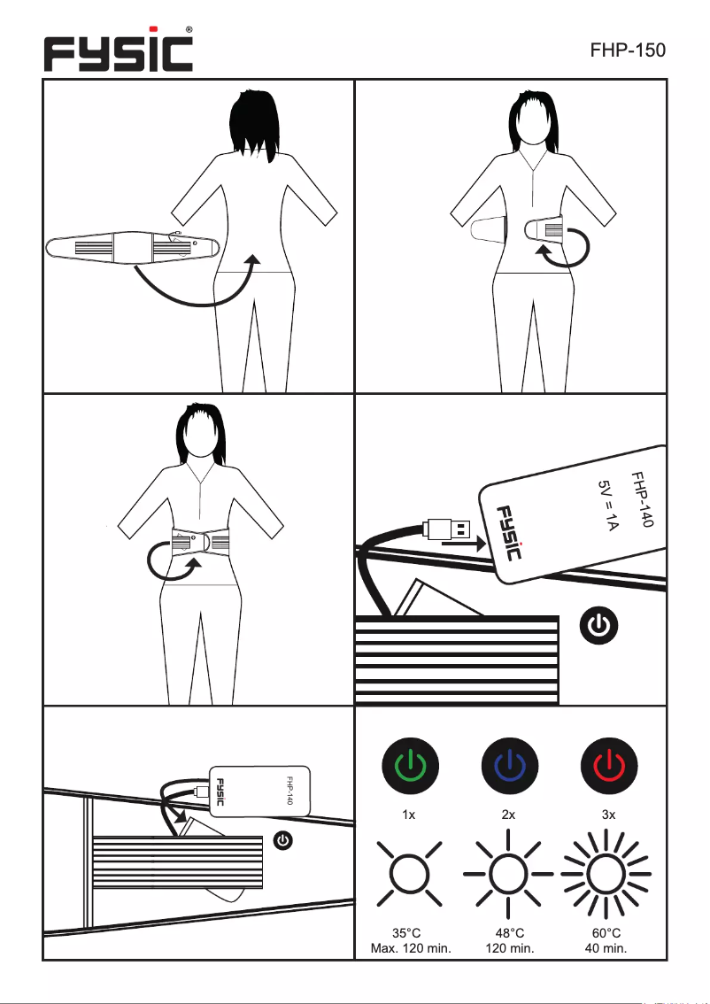 Page n°1 - Manuel utilisateur Fysic FHP-160