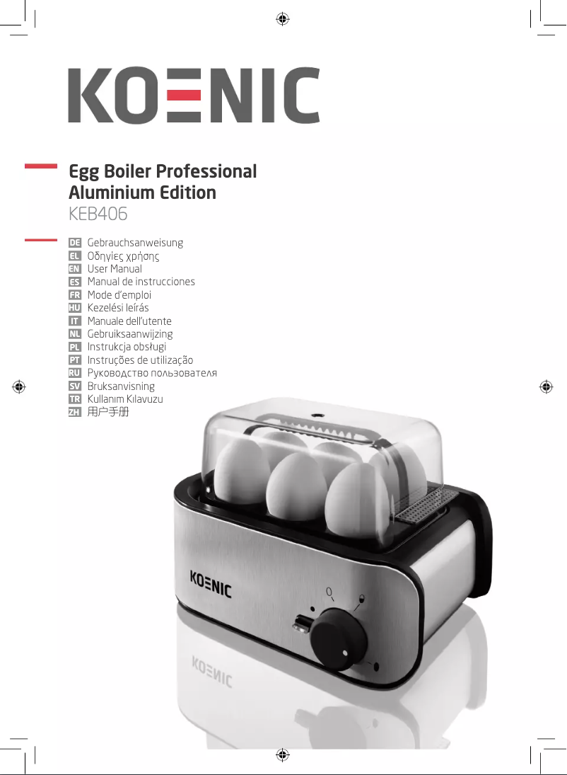 Page 1 de la notice Manuel utilisateur Koenic KEB406