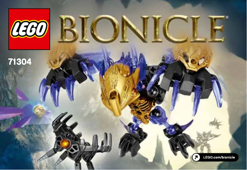 Image de la première page du manuel de l'appareil Bionicle 71304