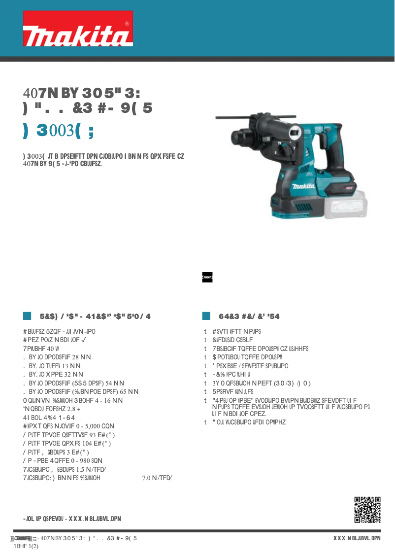 Image de la première page du manuel de l'appareil HR003GZ