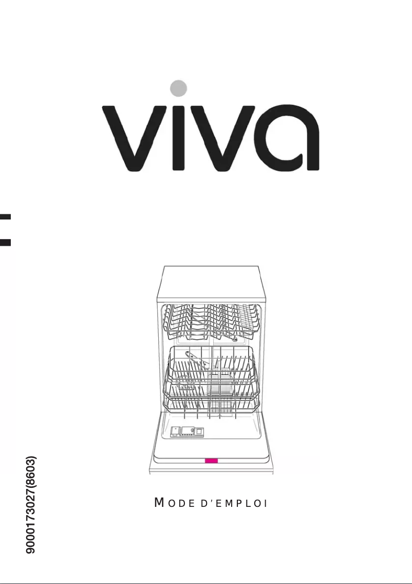 Page 1 de la notice Manuel utilisateur Viva VVD25W08EU