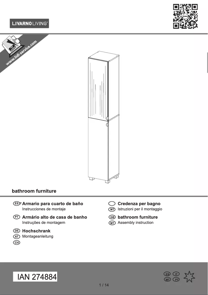 Page n°1 - Manuel utilisateur Miomare IAN 274884
