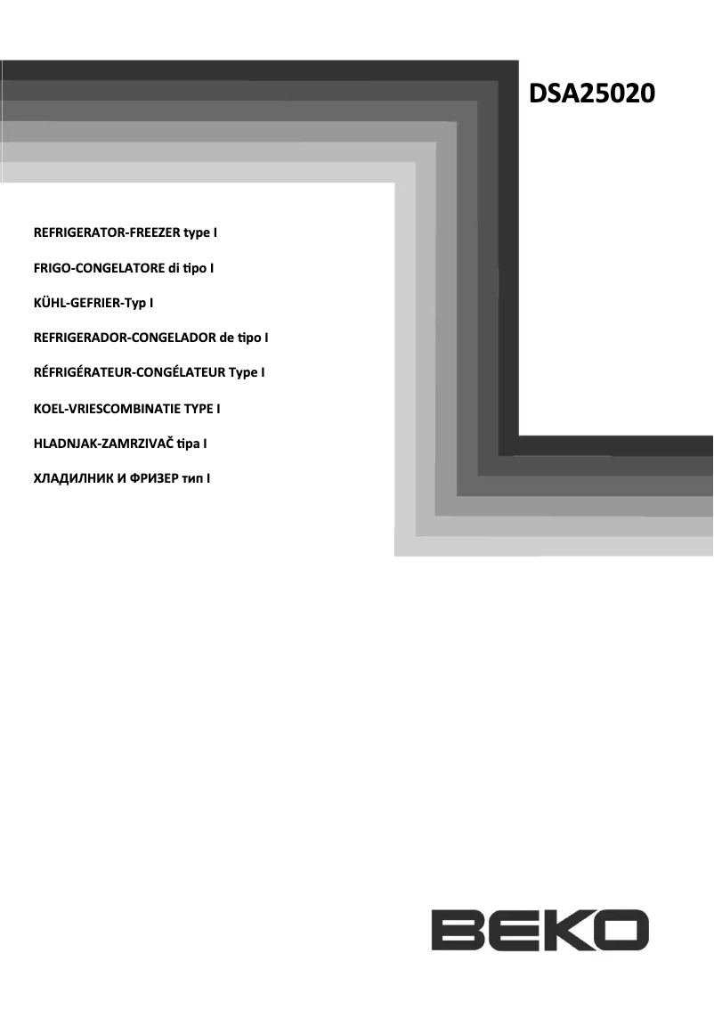 Page n°1 - Manuel utilisateur Beko DSA25020