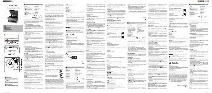 Image de la première page du manuel de l'appareil MT-110 DS