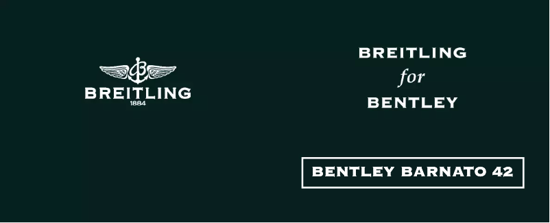 Page n°1 - Manuel utilisateur Breitling For Bentley Barnato 42