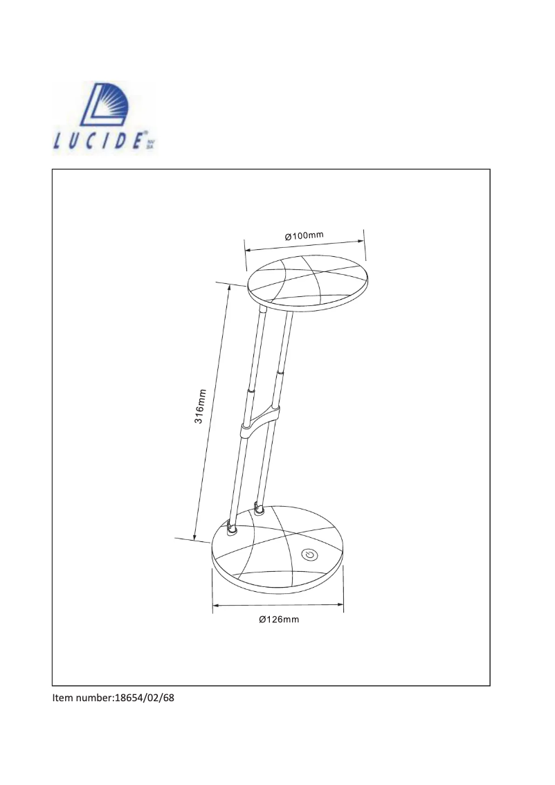 Page 1 de la notice Manuel utilisateur Lucide Fylou