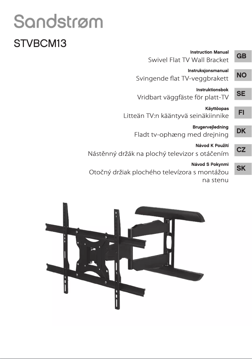 Page 1 de la notice Manuel utilisateur Sandstrøm STVBCM13