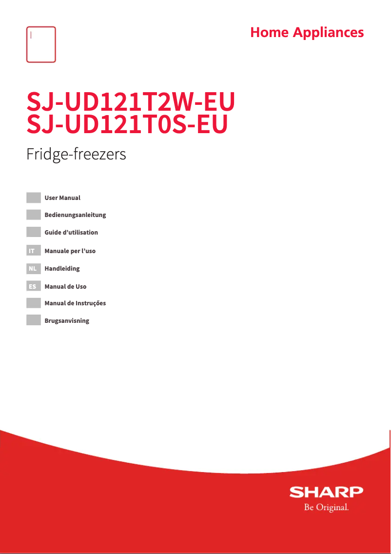 Page 1 de la notice Manuel utilisateur Sharp UD121T2W