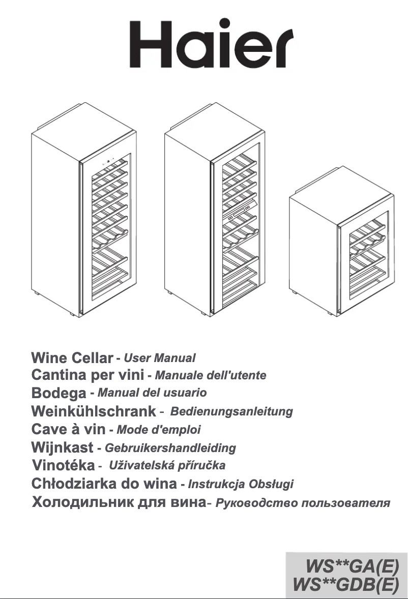Image de la première page du manuel de l'appareil WS46GDBE