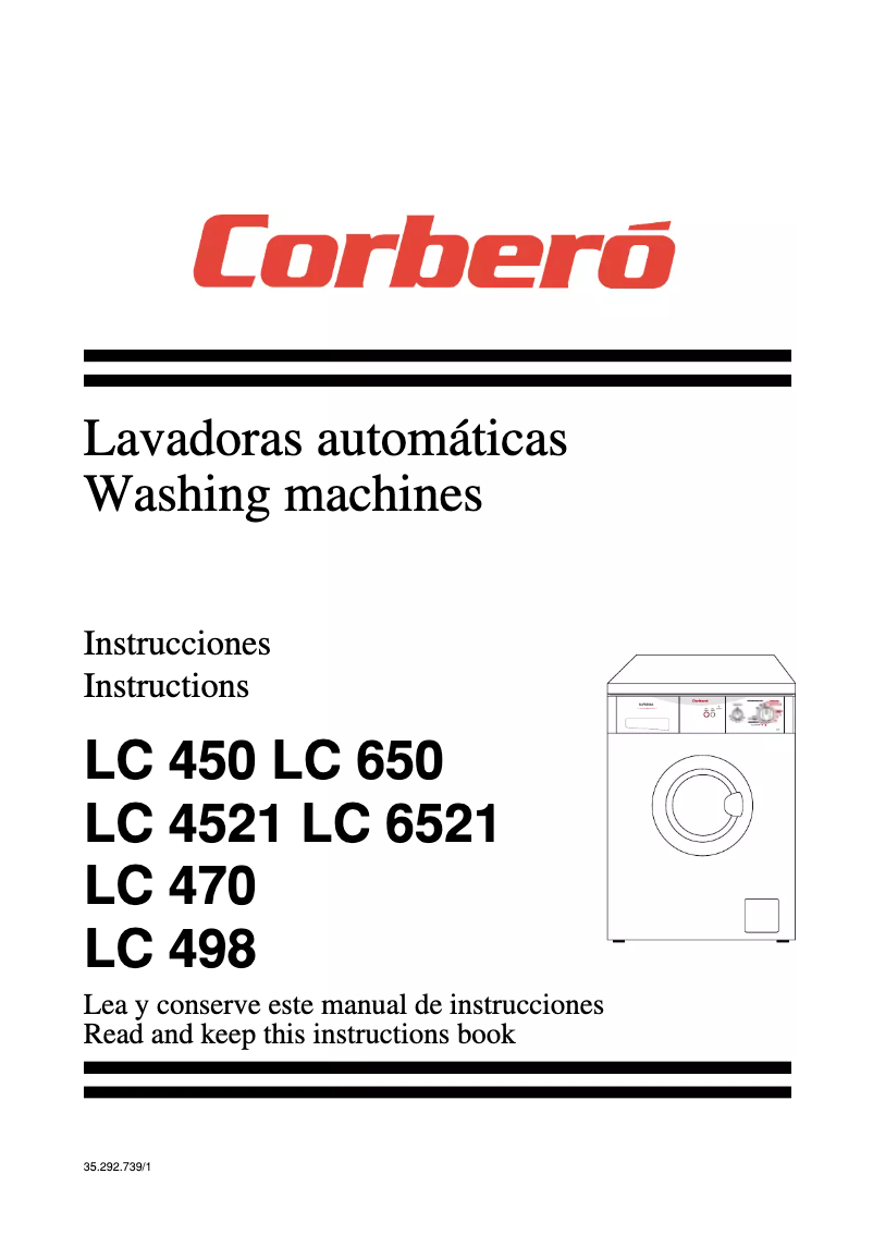 Page n°1 - Manuel utilisateur Corbero LC650