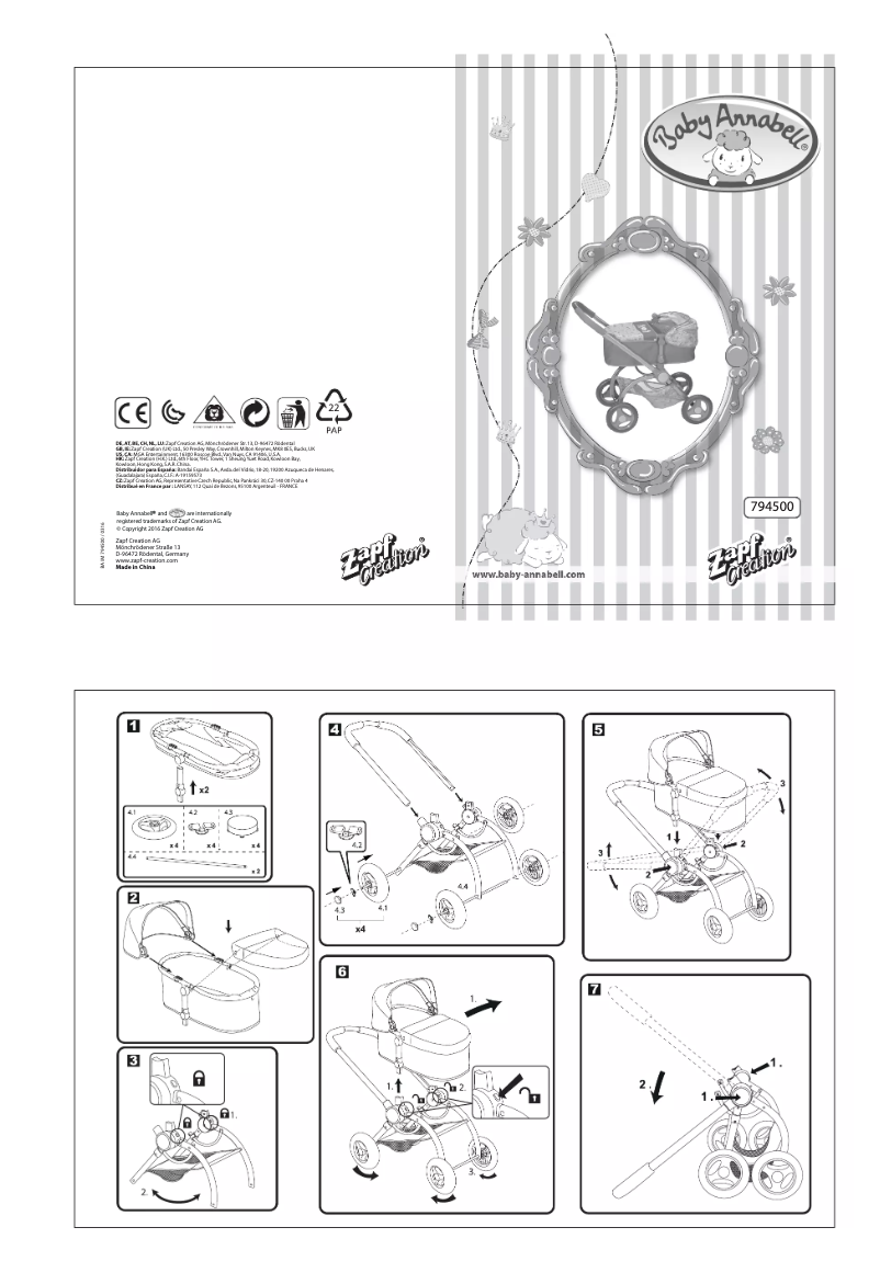 Image de la première page du manuel de l'appareil 794500