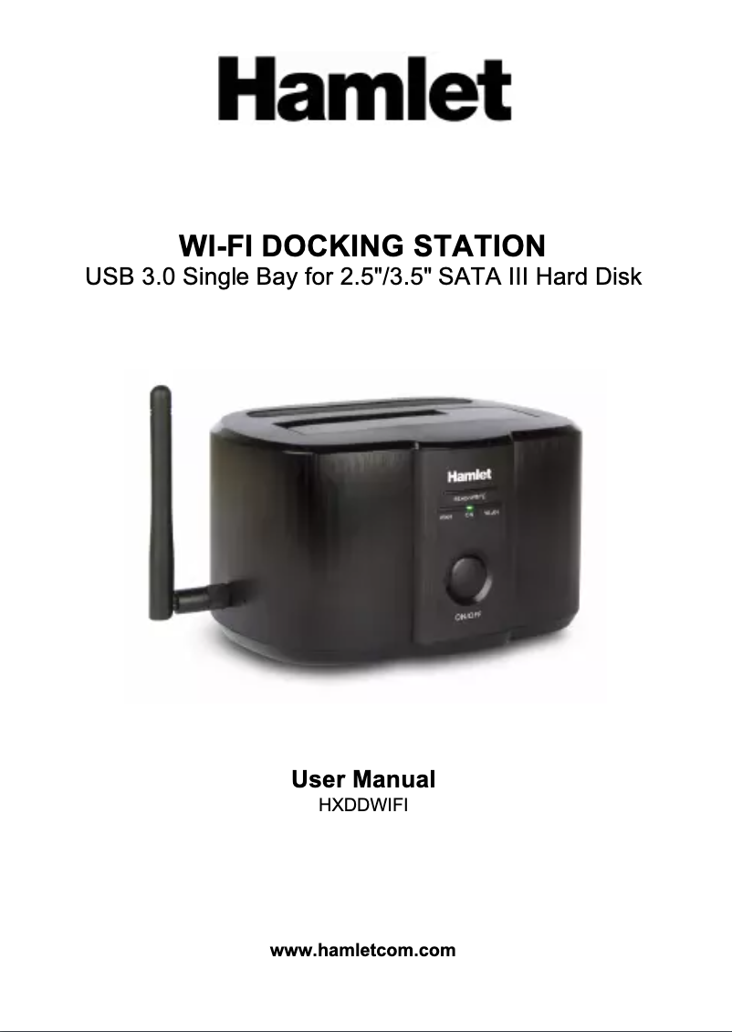 Page n°1 - Manuel utilisateur Hamlet HXDDWIFI