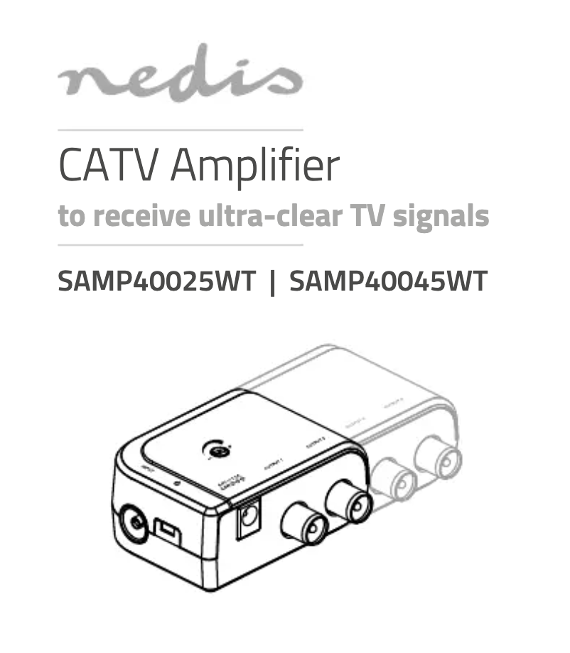 Image de la première page du manuel de l'appareil SAMP40025WT