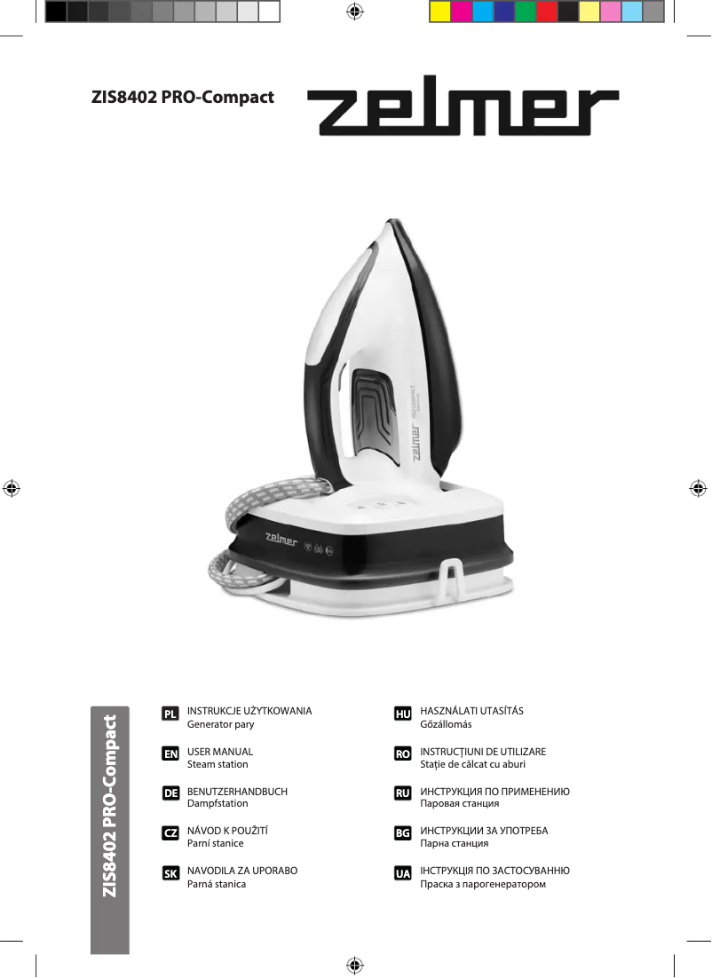 Page 1 de la notice Manuel utilisateur Zelmer ZIS8402 Pro-Compact