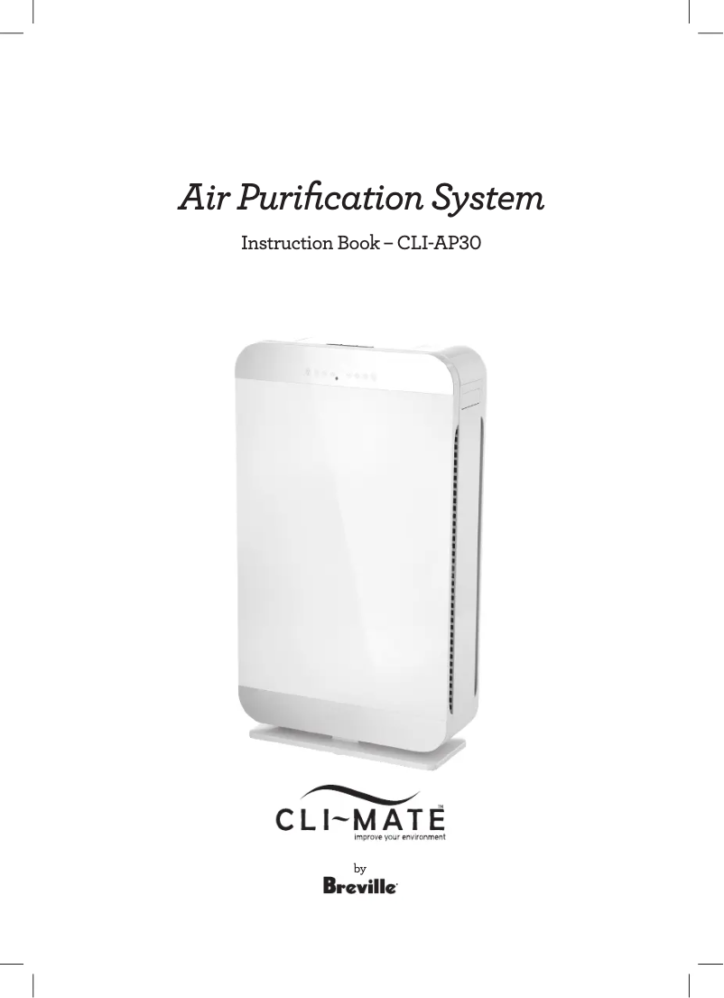 Image de la première page du manuel de l'appareil CLI-AP30