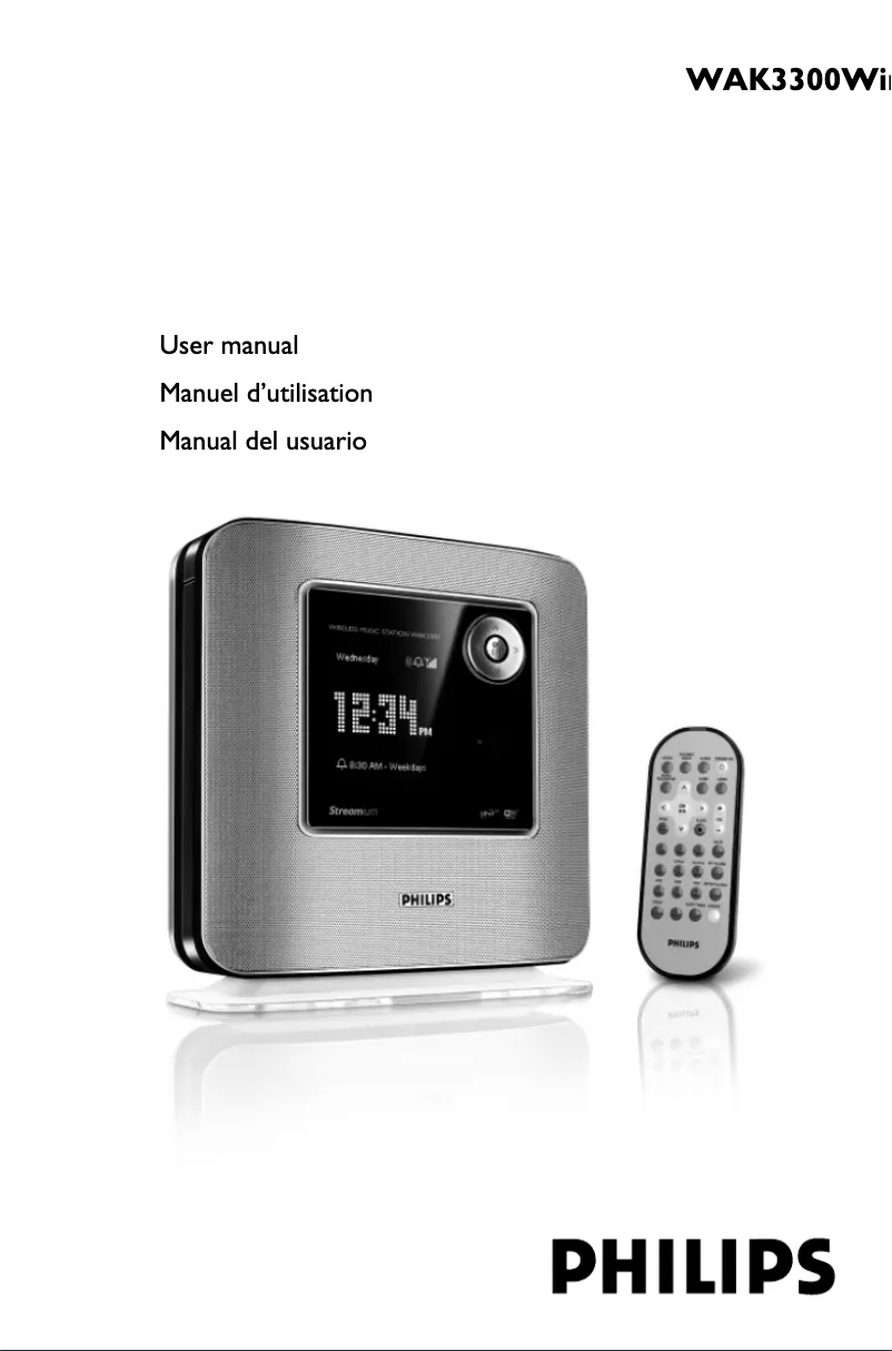 Imagen de la primera página del manual del dispositivo WAK3300
