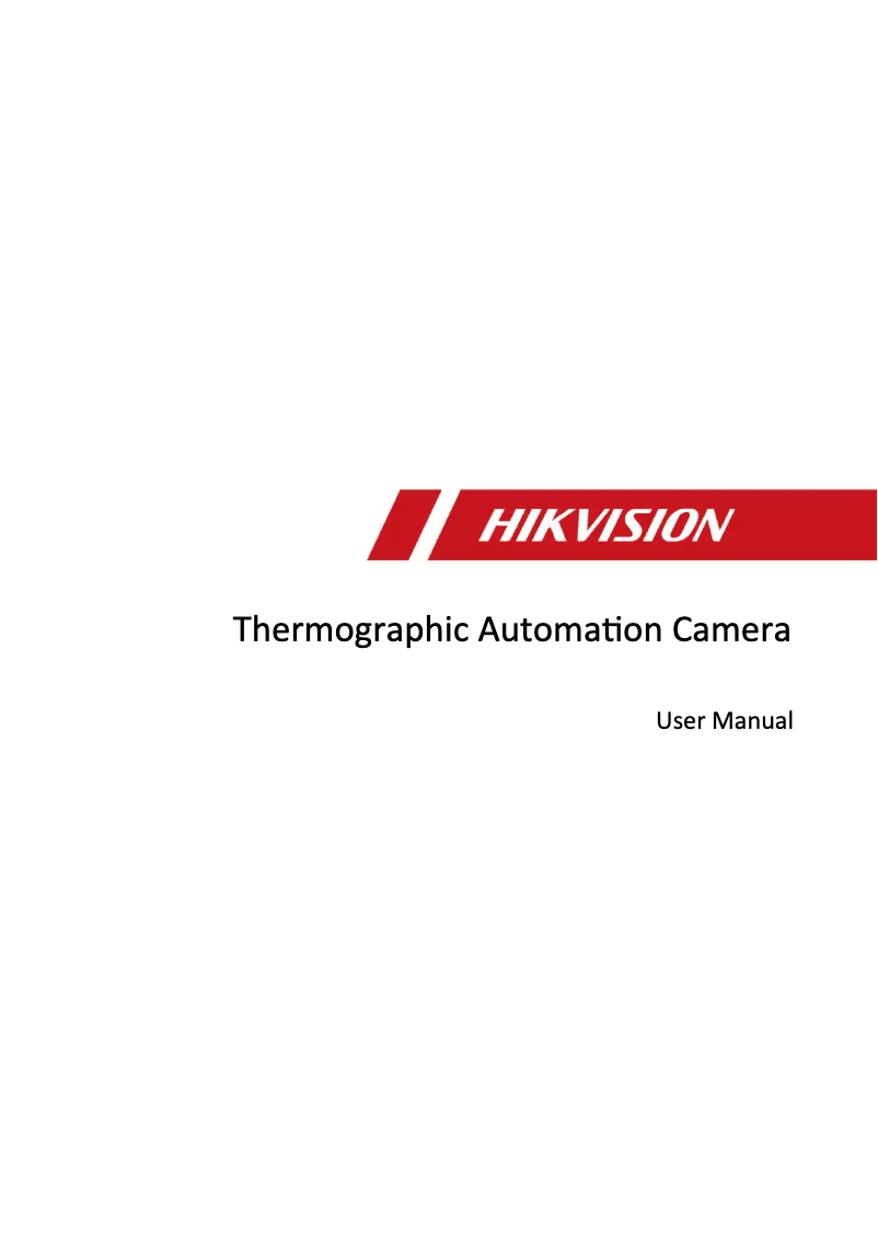Page n°1 - Manuel utilisateur Hikvision DS-2TA06-25SVI