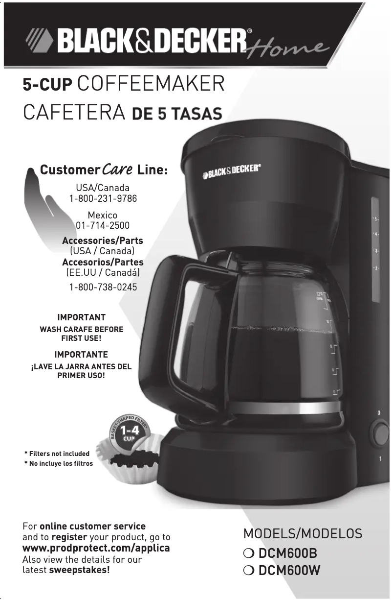 Imagen de la primera página del manual del dispositivo DCM600W