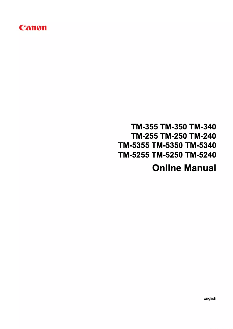 Image de la première page du manuel de l'appareil imagePROGRAF TM-255