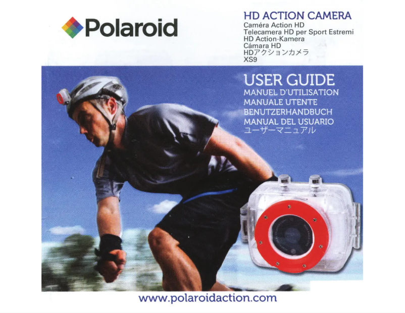 Page 1 de la notice Manuel utilisateur Polaroid XS9