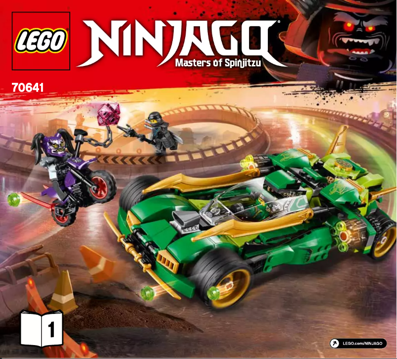 Page 1 de la notice Manuel utilisateur Lego Ninjago 70641