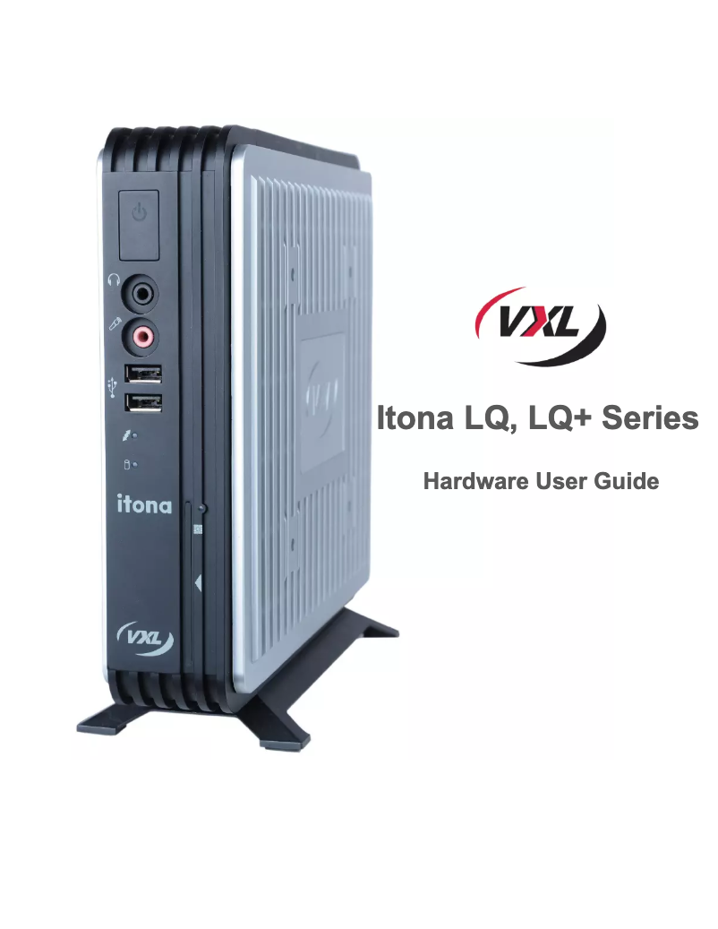 Page n°1 - Manuel utilisateur VXL Itona LQ49