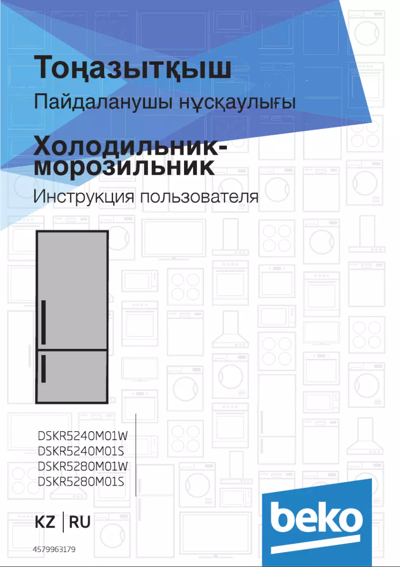 Image de la première page du manuel de l'appareil DSKR5280M01W