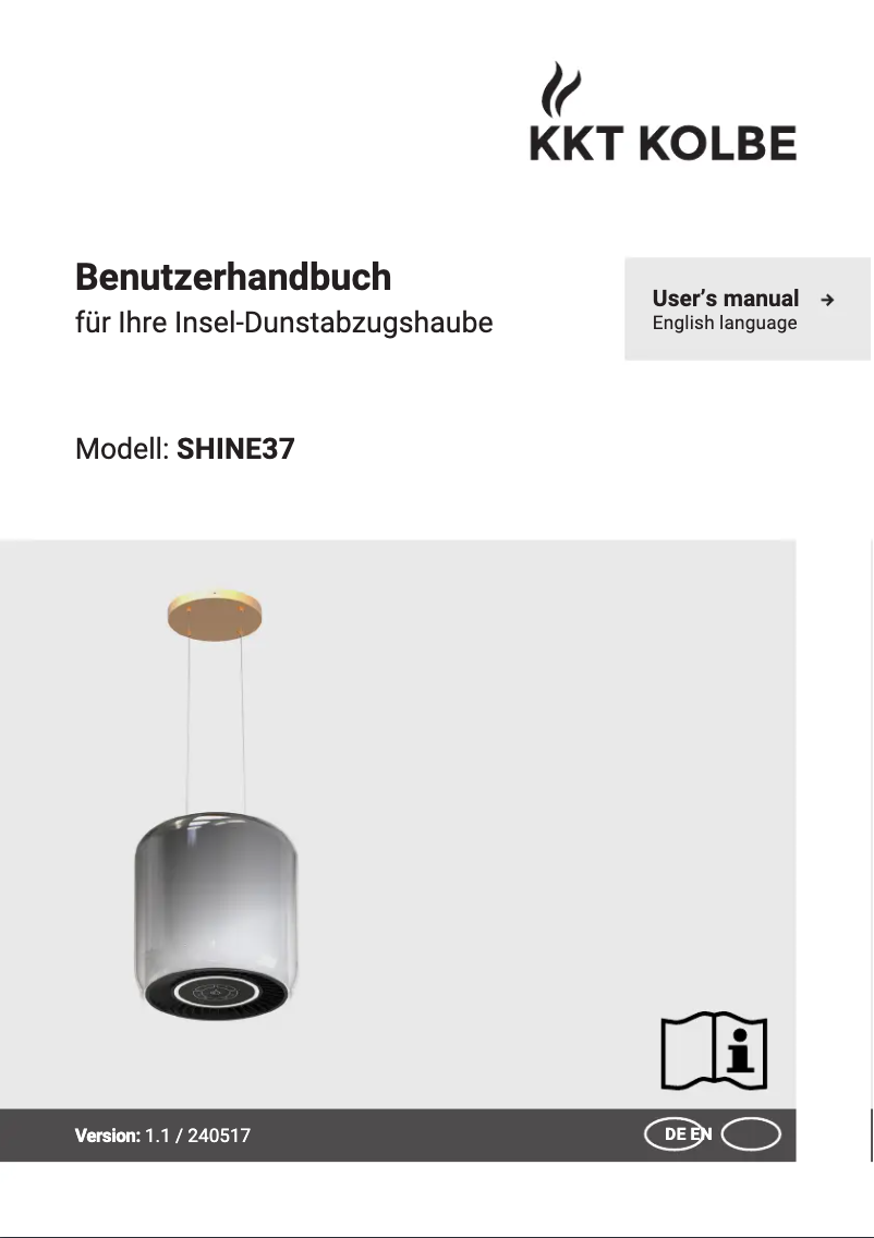 Image de la première page du manuel de l'appareil SHINE37