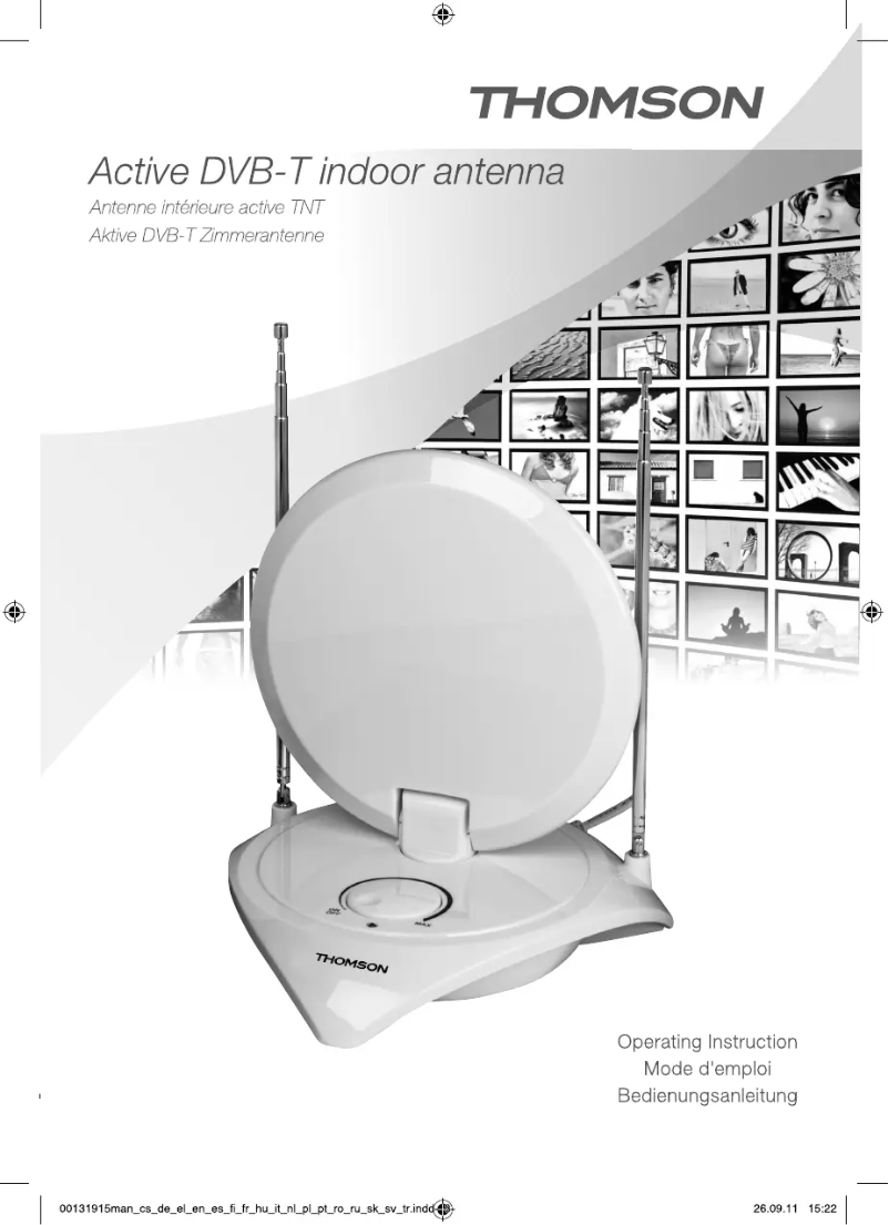 Page 1 de la notice Manuel utilisateur Hama ANT1721