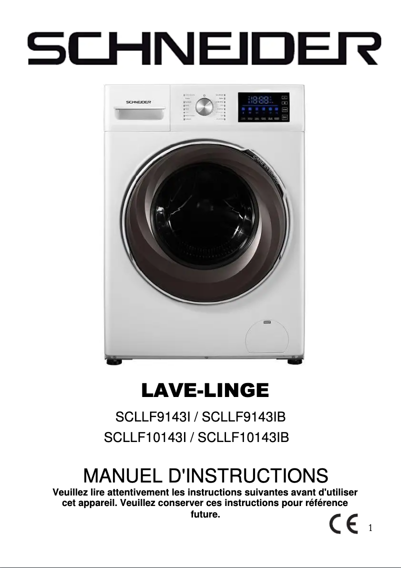 Page 1 de la notice Manuel utilisateur Schneider SCLLF814VAW