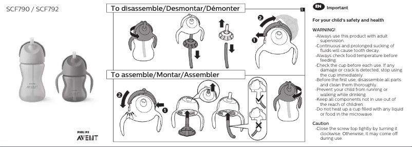 Imagen de la primera página del manual del dispositivo FC8007