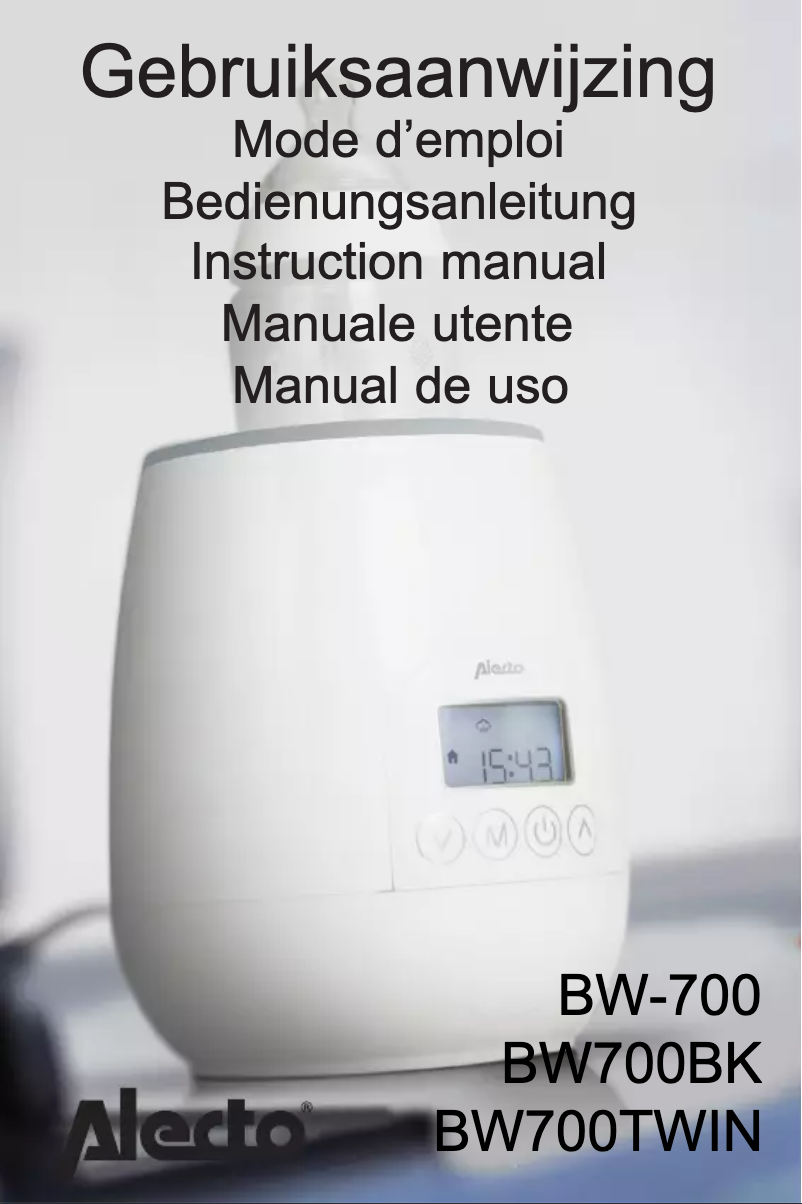 Image de la première page du manuel de l'appareil BW700TWIN