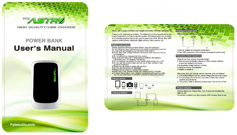 Image de la première page du manuel de l'appareil PBC3000BK