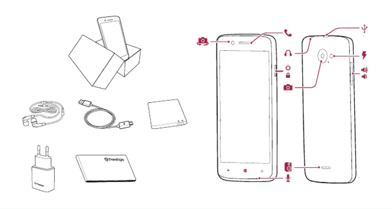 Page n°1 - Guide de démarrage rapide Prestigio MultiPhone 8500 Duo