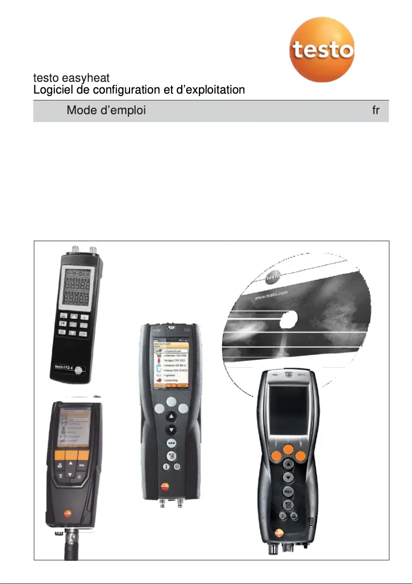 Page 1 de la notice Manuel utilisateur Testo 312-4