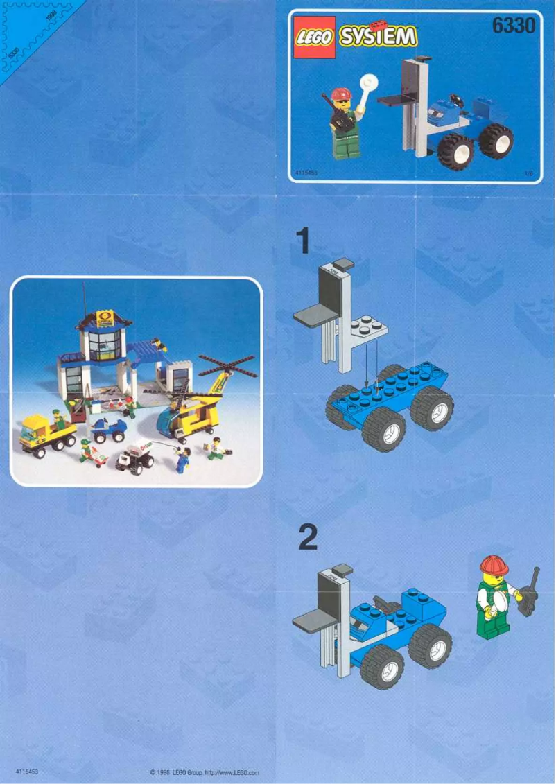 Page n°1 - Manuel utilisateur Lego City 6330