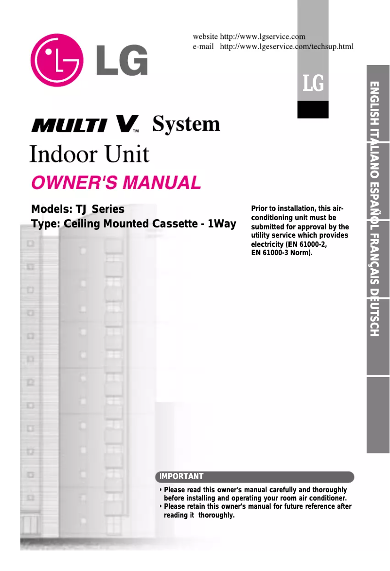 Página 1 del manual Manual de usuario LG ARNU07GTJC1