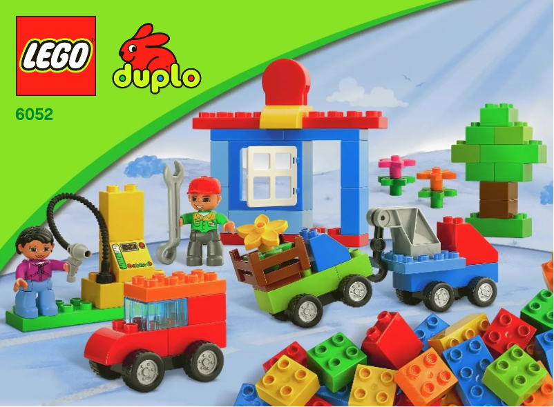 Page n°1 - Manuel utilisateur Lego Duplo 6052