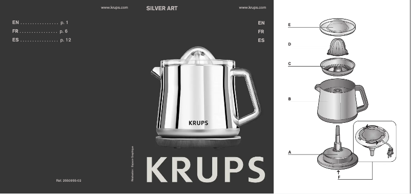 Image de la première page du manuel de l'appareil Silver Art ZX800