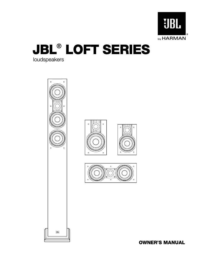 Page n°1 - Manuel utilisateur JBL Loft 40