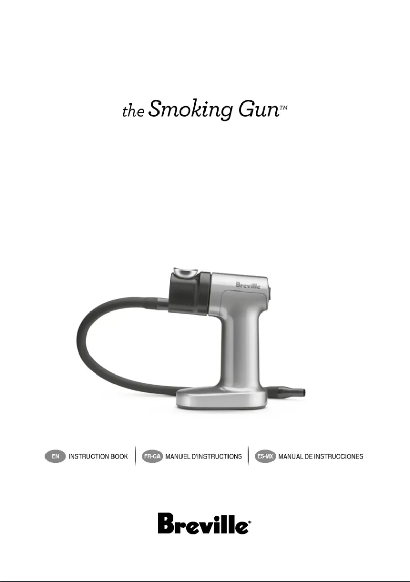 Page n°1 - Manuel utilisateur Breville the Smoking Gun BSM600
