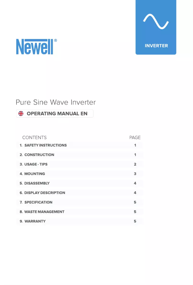 Image de la première page du manuel de l'appareil NL3679