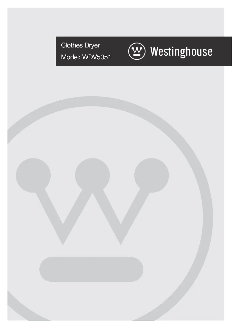 Image de la première page du manuel de l'appareil WDV5051