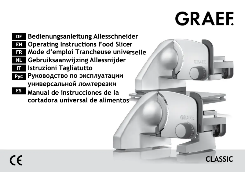 Página 1 del manual Manual de usuario Graef Classic C 22 Twin